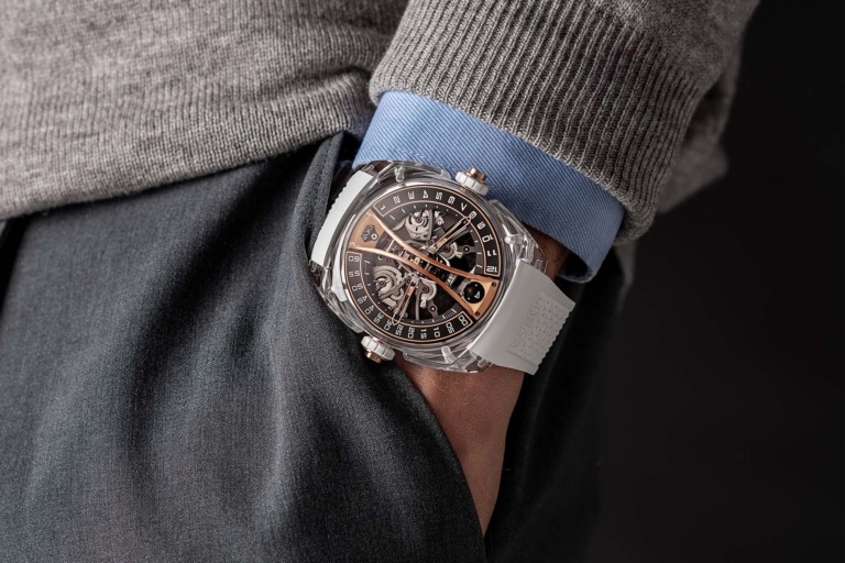 Cyrus Klepcys Vertical Skeleton Tourbillon sapphire