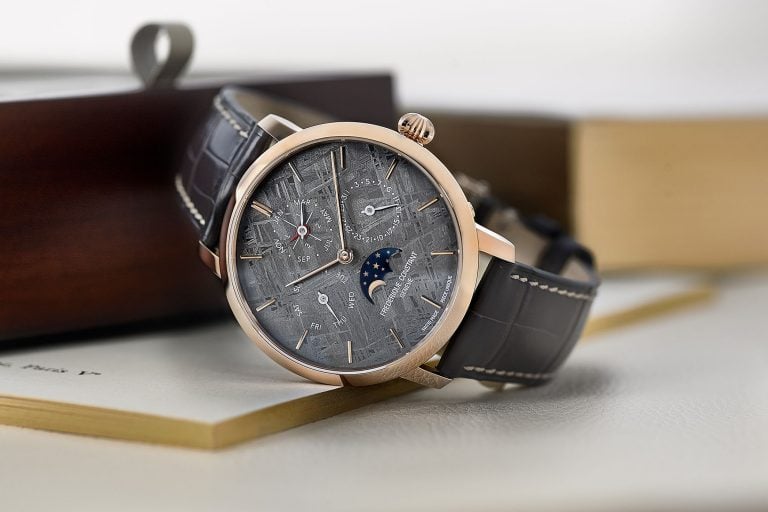 Frederique Constant Manufacture Perpetual Calendar Unique Meteorite Dial Only Watch 2017